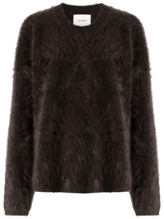 Lisa Yang cashmere crew-neck jumper - Brown