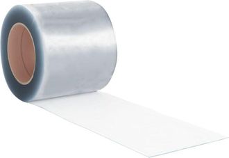 vidaXL Door Curtain Transparent 200 mmx1.6 mm 50 m pvc Vidaxl