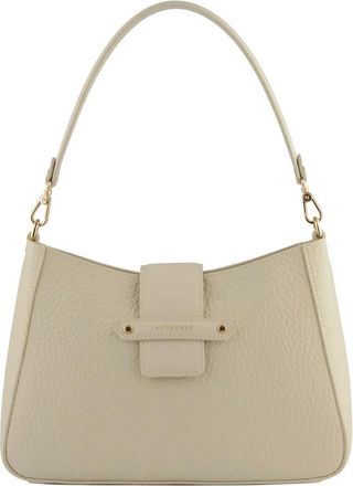 Pourchet Tassen, Dames, Beige, ONE Size, Leer, Fleuves Schoudertas