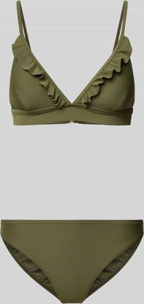 Shiwi Bikini mit Volants Modell BEAU in Gruen, Gr&ouml;&szlig;e 34