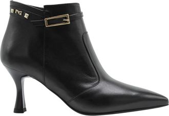 Nero Giardini Kent Enkellaars - Dames - Laarzen met Hak - Zwart - 38 EU - Schoenen