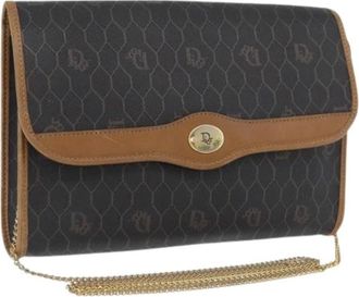 Dior Pre-owned Cross Body Bags, female, Black, Size: ONE SIZE Pre-owned Plastic Shoulder Bag