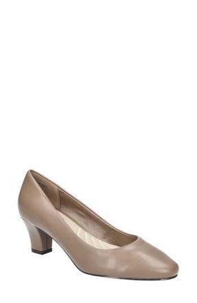 Easy Street Ballari Round Toe Pump - Multiple Widths Available in Taupe at Nordstrom Rack, Size 7.5