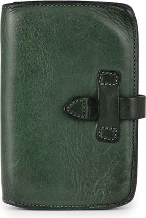 OLD TREND Leeds Genuine Leather Bifold Passport Holder in Kale at Nordstrom