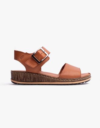 Hush Puppies Womens Hush Puppies ELLIE Womens Sandals Tan - Brown - Size: 4