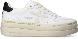 Premiata Micol Sneakers - Dames - Sneakers - Wit - 40 EU - Leer - Schoenen
