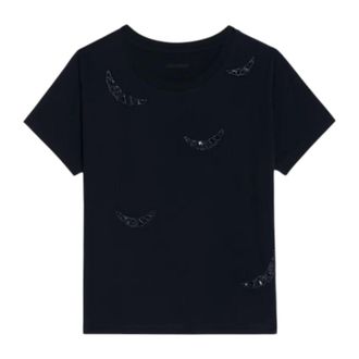 Zadig&Voltaire T-Shirts, female, Blue, L, Alys T-shirt