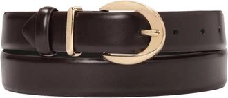 Kazar Bruin leren band - Dames - Riemen - Bruin - 110 CM - Leer - Accessoires