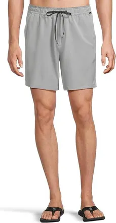 Quiksilver Taxer Amphibian 18 Hybrid Shorts Mens Shorts Smoke Gray : 2XL 7, Elastane/Polyester