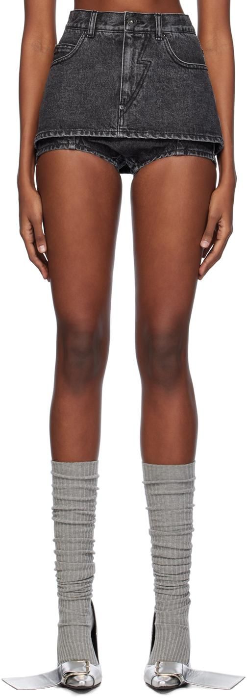 Courrèges Vinyl Mini Skirt With Flared Silhouette from
