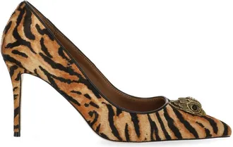 Kurt Geiger Tiger Pony Hair Rhinestone Pumps