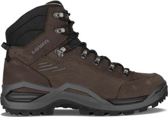 Lowa Wanderschuh LOWA RENEGADE EVO LL MID, Herren, Gr. 41,5, dunkelbraun, schwar, Leder, Schuhe Wanderschuh, aus Leder und mit Vibram Sohle