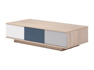 Vente-Unique Mesa auxiliar con 3 cajones y 1 estante - Multicolor - FILUTIA