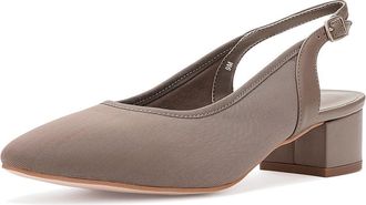 David Tate Sade High Womens Heels Taupe Micro : 10.5 WW (EE), Synthetic