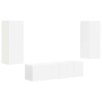vidaXL Conjunto De Mueble De Tv 2 Pcs Madera De Ingenier&iacute;a Vidaxl