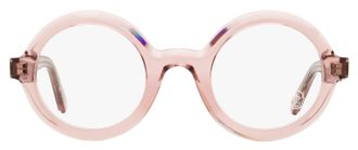 Moncler ML5194 Round Acetate Eyeglasses - Pink