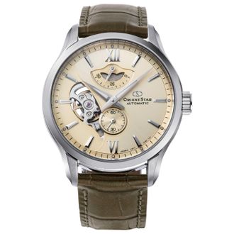 Orient Mens Contemporary Layered Skeleton 41mm Automatic Watch RE-AV0B10G00B