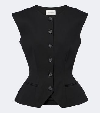 Magda Butrym Silk and cashmere vest