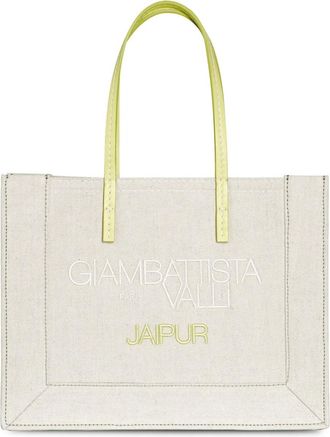 Giambattista Valli Borsa tote in pelle - Bianco