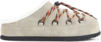 Prada Schoenen, Dames, Veelkleurig, 39 EU, Su&egrave;de, Deserto Muilen met Shearling Voering