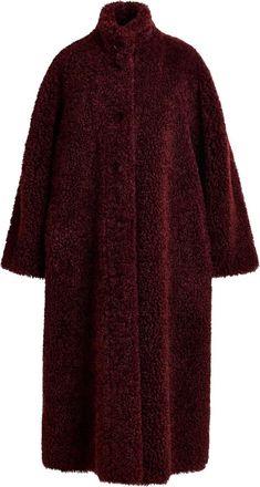 Essentiel Cappotto Ispot con collo rialzato - Rosso