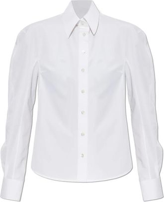 Maison Margiela Klassiek overhemd - Dames - Overhemden - Wit - S - Katoen - Overhemden