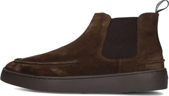 Greve Heren Wave Boots voor herfst/winter - Heren - Chelseaboots - Bruin - 45 EU - Wol - Schoenen