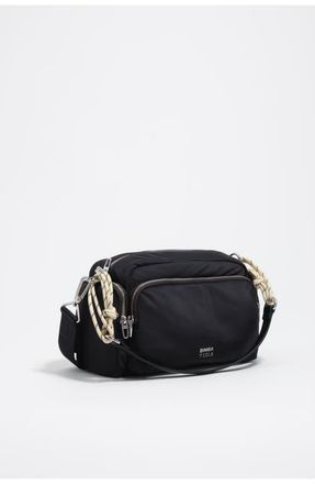 Bimba & Lola Nylon Pocket Shoulder Bag in Dark Anthracite at Nordstrom