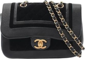 Chanel Pre-owned Vintage Shoulder Bag - Dames - Vintage Schoudertas - Zwart - ONE Size - Vintage