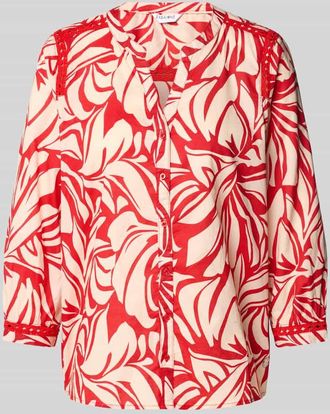 Zabaione Regular Fit Bluse mit 3/4-Arm Modell St44ephanie in Rot, Gr&ouml;&szlig;e XL