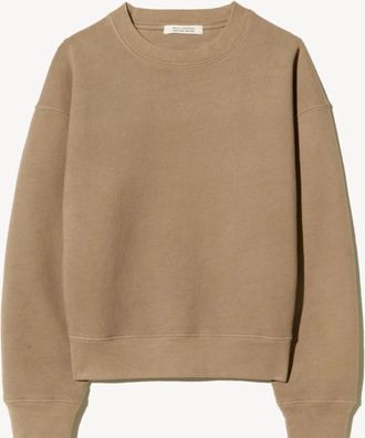 Nili Lotan Womens Goranta Sweatshirt In Desert Taupe
