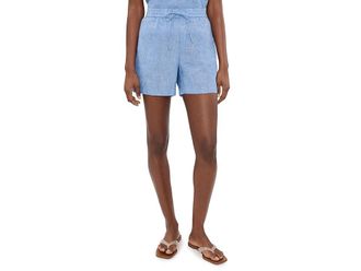 Tommy Bahama Two Palms Easy Shorts Womens Shorts French Blue : MD 5, Linen