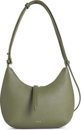 Furla S Goccia Avocado Leather Shoulder Bag