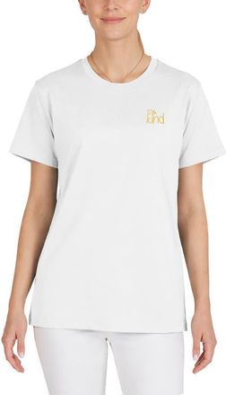 Dalix Be Kind Womens Relaxed Tee in White at Nordstrom, Size Xx-Large