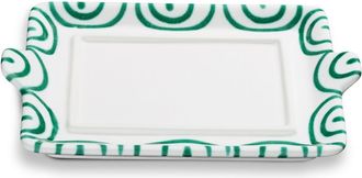 Gmundner Keramik Gmundner Keramik - Verde Flameado, Parte Inferior Mantequera