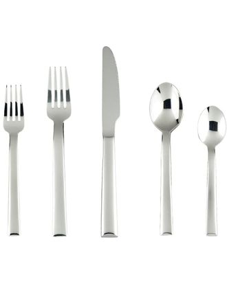 Fortessa Still 18/10 Stainless Steel 5Pc Flatware Set (Service For 1)