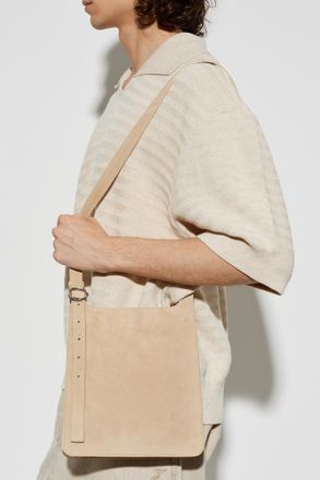 Jacquemus Shoulder Bag Tablier Small, Mens, Beige