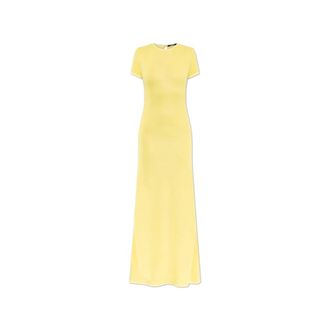 Jacquemus Maxi Dresses, female, Yellow, Size: XS Short-sleeved Maxi Dress