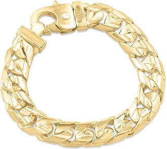 Pompeii3 Mens Cuban 14k Gold (97gram) or Platinum (182gram) 12.5mm Link Bracelet 8.5