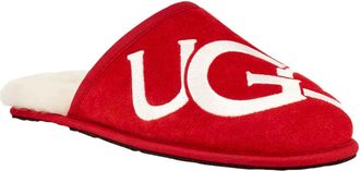 UGG Scuff Logo Samba Red / Cream 1101324-SRCR Mens