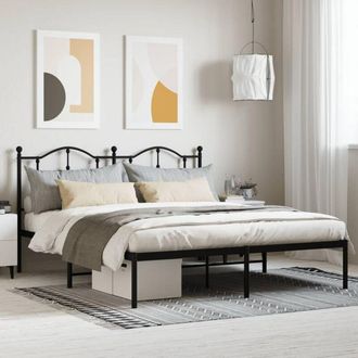 vidaXL Furniture Limited - Estructura Cama Sin Colch&oacute;n Con Cabecero