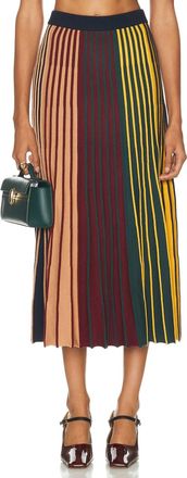 Simon Miller Celia Knit Midi Skirt In Multi Color