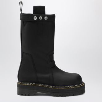Dr. Martens Black Quad Sole Pull-On high-top boots