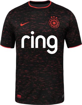 Nike Portland Thorns FC 2025 Stadium Away Nike Mens Dri-FIT NWSL Replica Jersey in Black | P35556PTOR-BBC