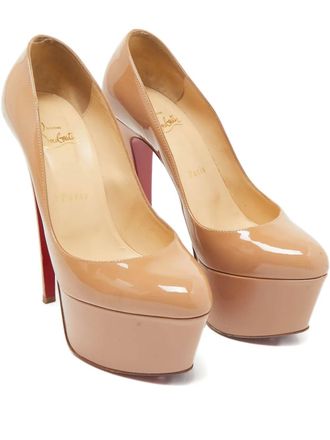 Christian Louboutin 160mm leather pumps - Neutrals