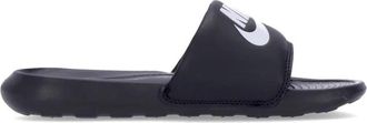 Nike Schoenen, Dames, Zwart, 40 1/2 EU, Flexibele Slide Slippers Zwart/Wit