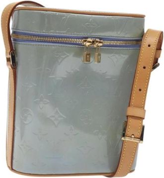 Louis Vuitton Tweedehands leren Louis Vuitton tassen - Dames - Vintage Schoudertas - Blauw - ONE Size - Leer - Vintage