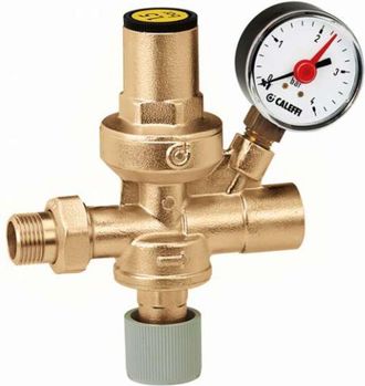 Caleffi Gruppo Di Riempimento Automatico Con Rubinetto - Filtro - Valvola Di Non Ritorno E Manometro 1/2 Caleffi Spa