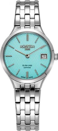Roamer Womens 512857-41-05-20 Ladies Slim Line Classic Watch - Silver
