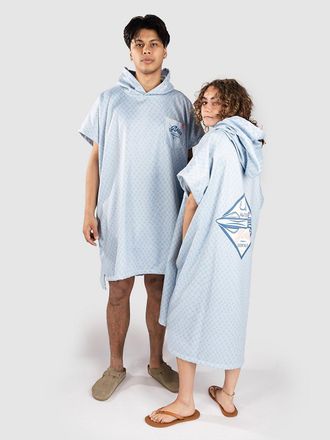 After American Fishing Surf Poncho blau